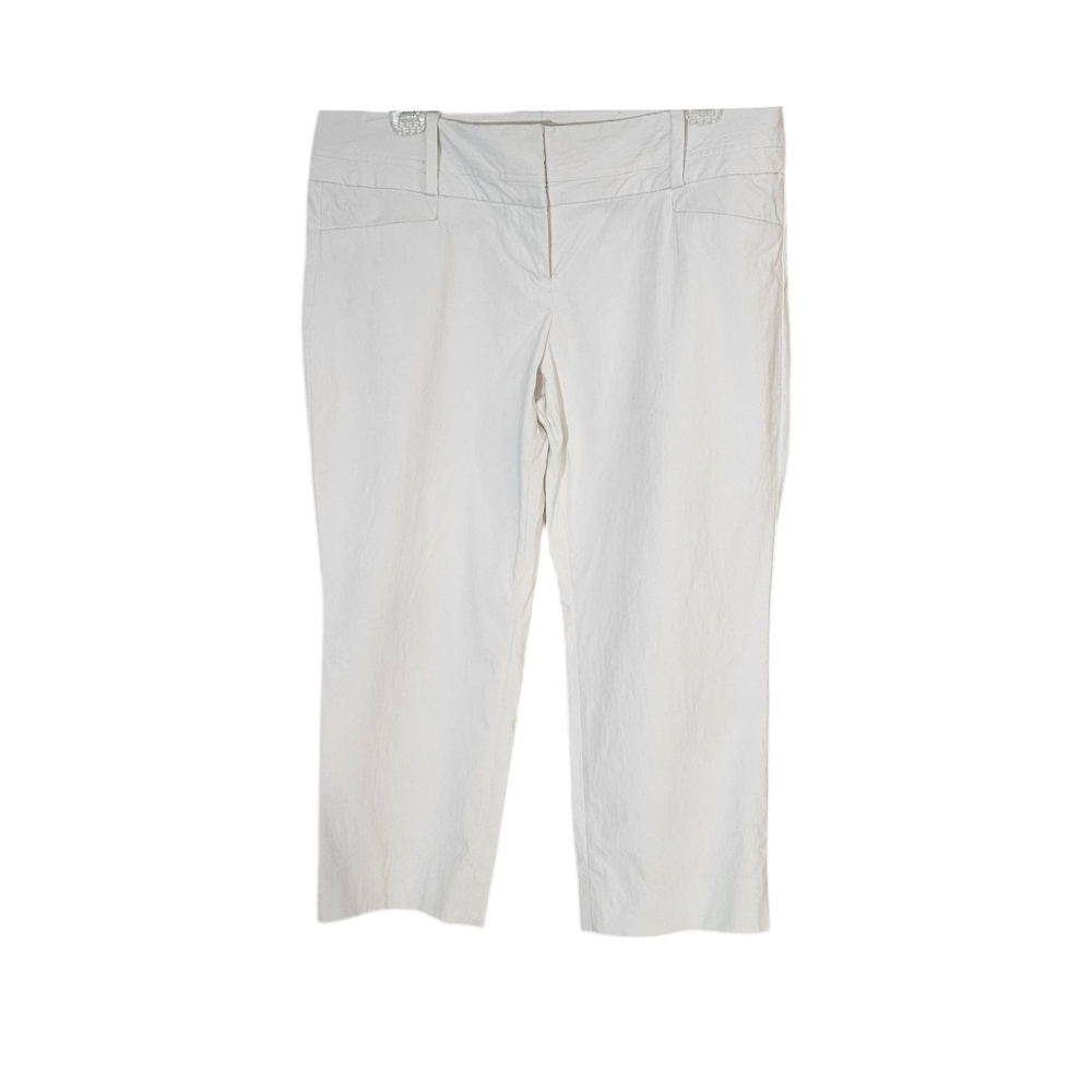 The Limited Exact Stretch White Capris Pants